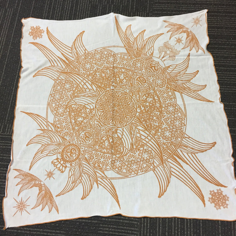 Crystal Infused White Bandanas