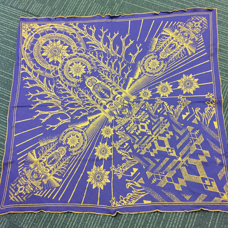 Crystal Infused Purple Bandanas