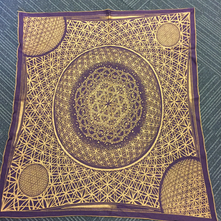 Crystal Infused Purple Bandanas