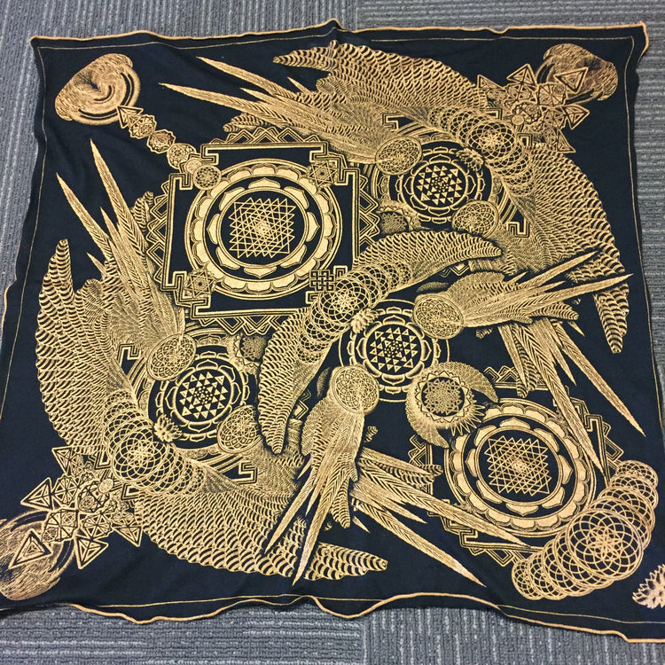 Crystal Infused Black Bandanas
