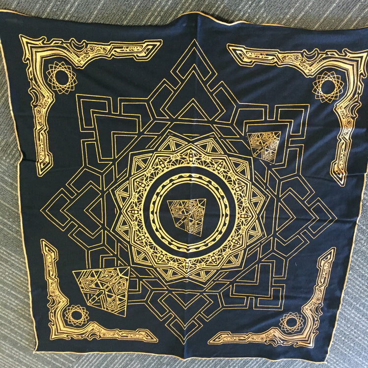 Crystal Infused Black Bandanas