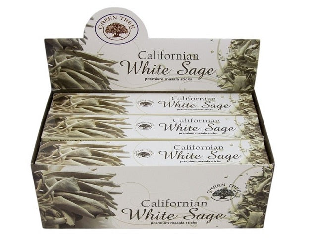 Green Tree Californian White Sage Incense 15gm