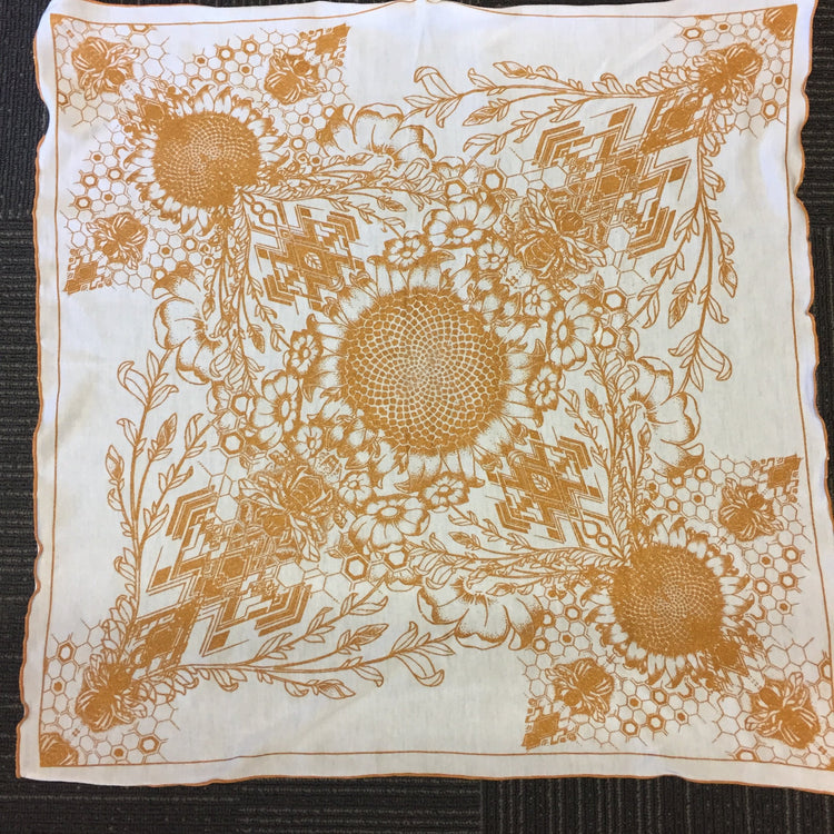 Crystal Infused White Bandanas