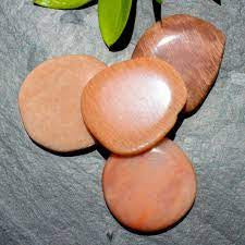 Peach Moonstone Flatstone