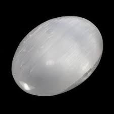 White Selenite Flatstone