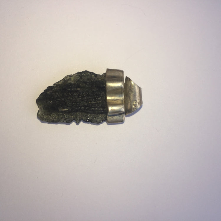 Moldavite Sterling Silver pendant