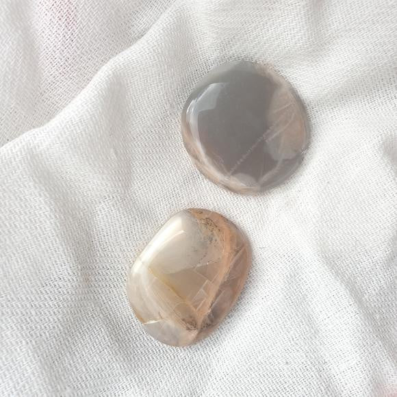 White Moonstone Flatstone