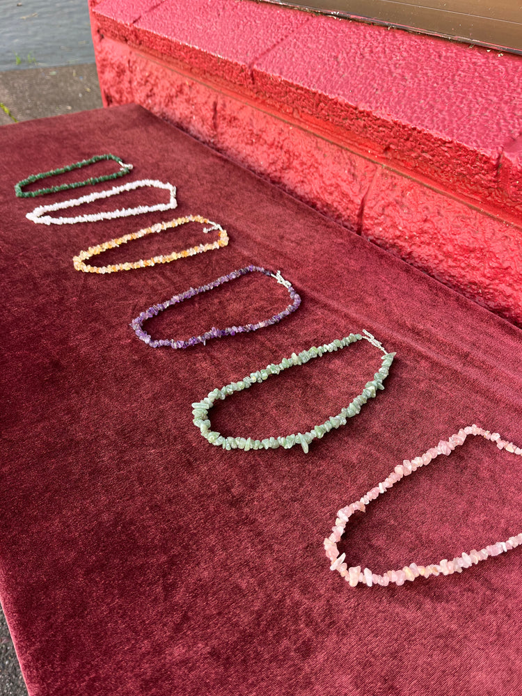 Crystal Chip Necklace
