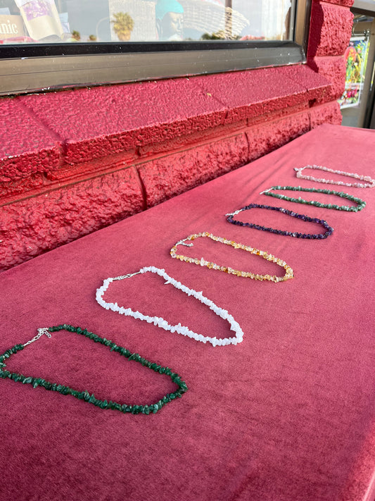 Crystal Chip Necklace