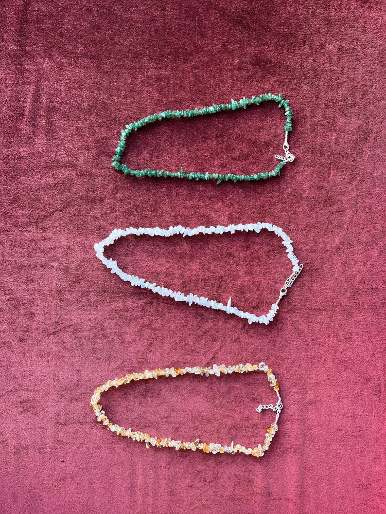 Crystal Chip Necklace