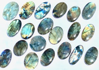 Labradorite Flatstone with flat backside