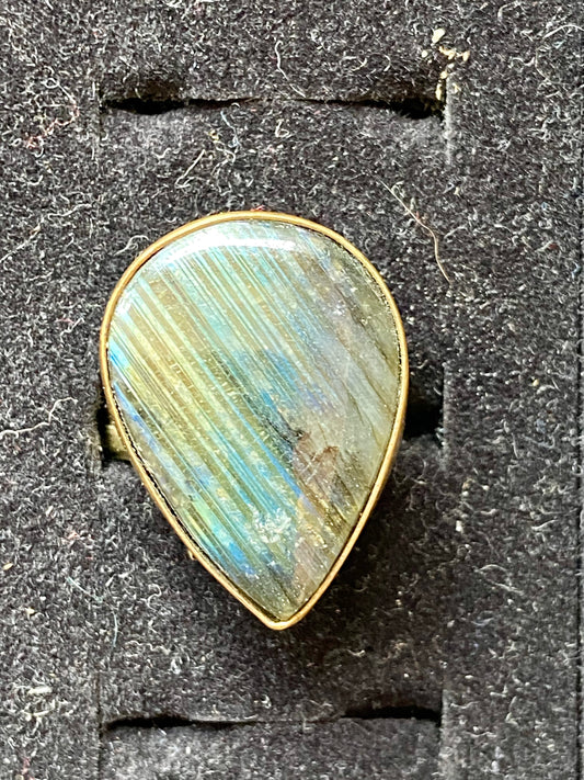 Labradorite Ring Large