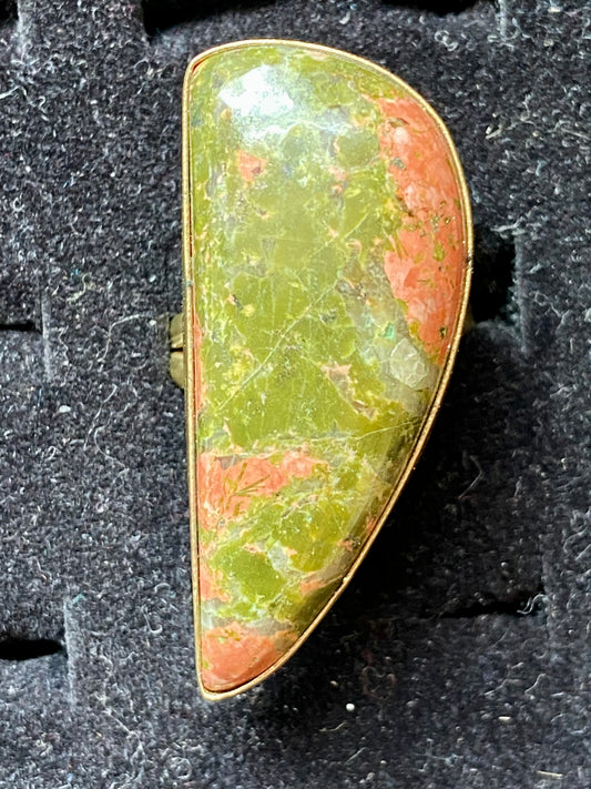 Unakite Ring Large