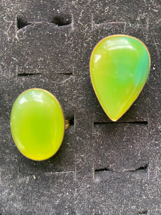 Green Onyx Ring Large