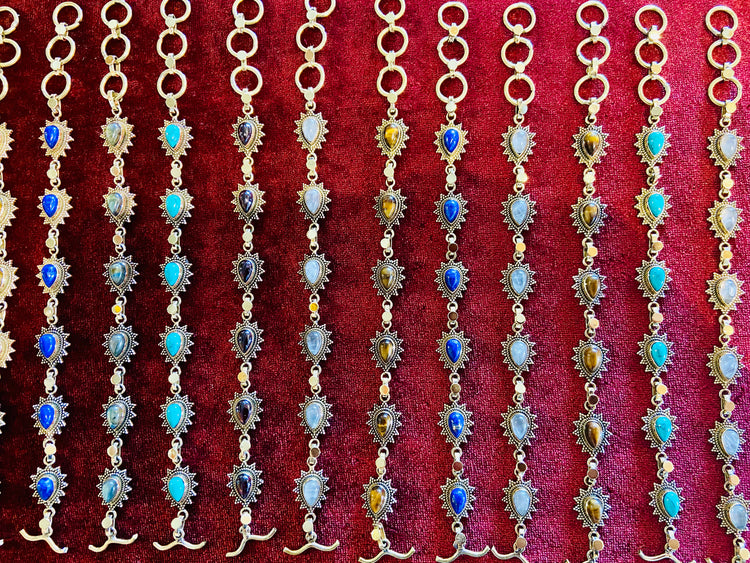 Bronze Bracelet wth Crystal