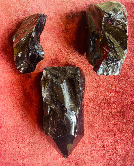 Black Obsidian Rough
