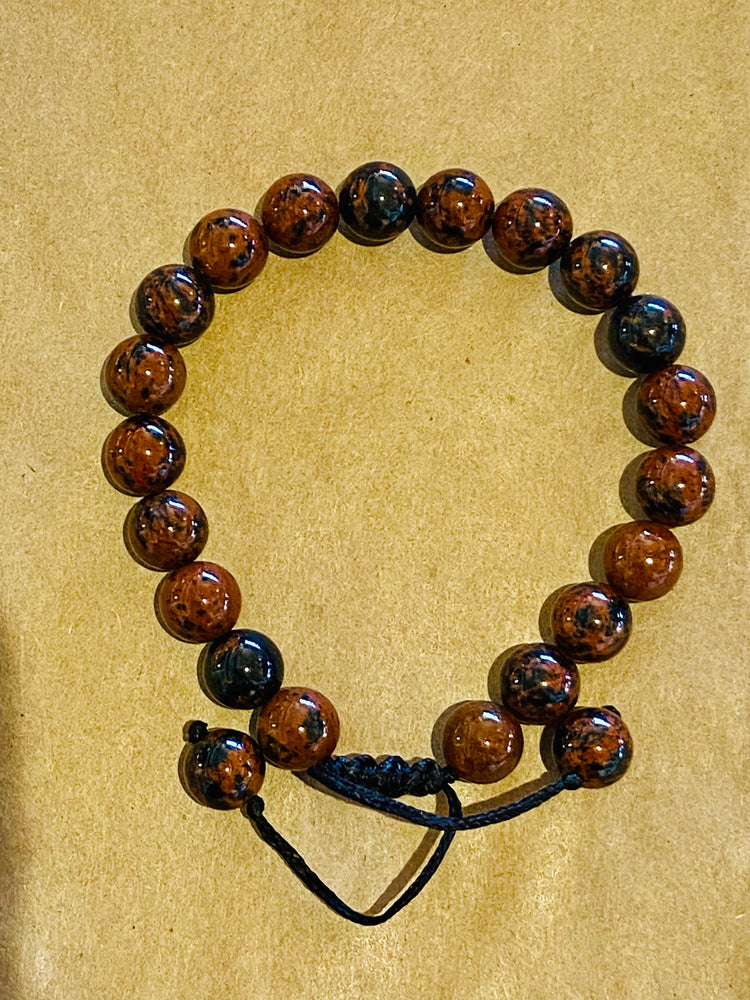 Mahogany Obsidian Bracelet