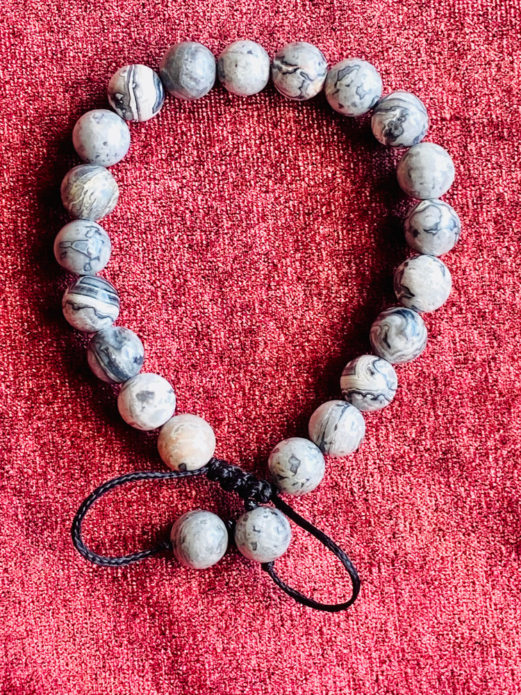 Grey Picasso Jasper Bracelet