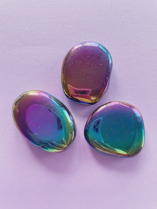 Titanium Aura Flatstone