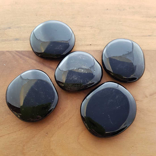 Silver Sheen Obsidian Flatstone