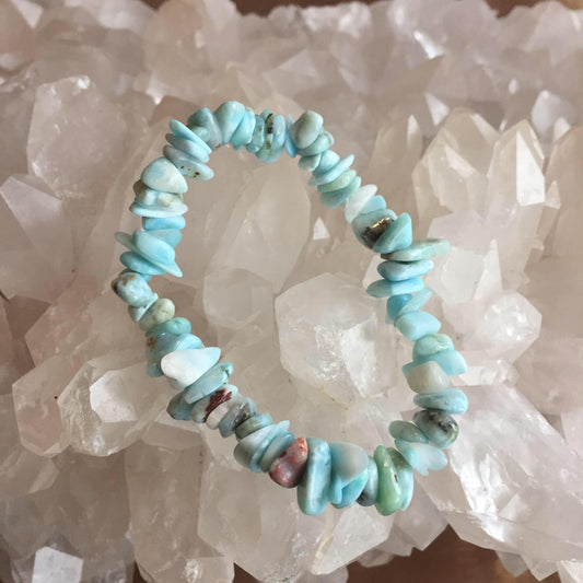Larimar Chips Bracelet