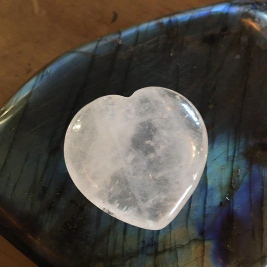 Clear Quartz Heart