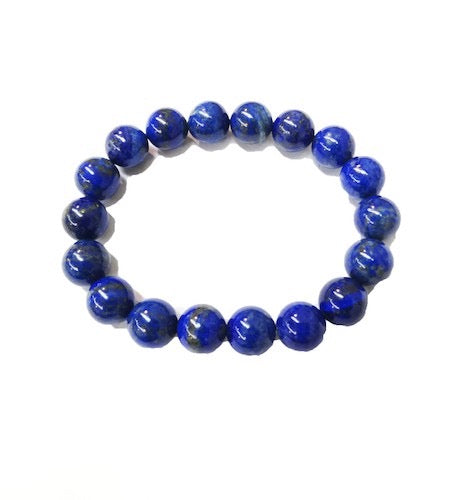 Lapis Lazuli Bracelet 8mm Round Beads