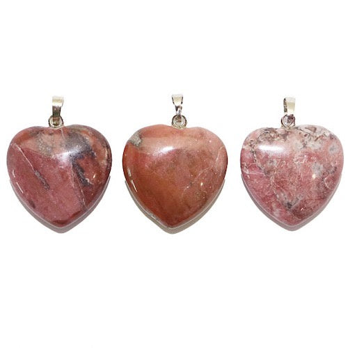 Rhodonite Heart Pendant