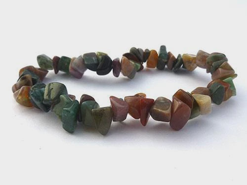 Mixed Jasper Chip Bracelet