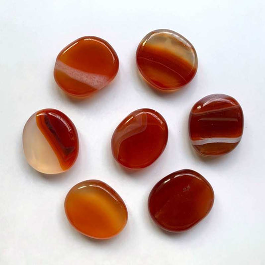 Red Orange Agate Flatstone