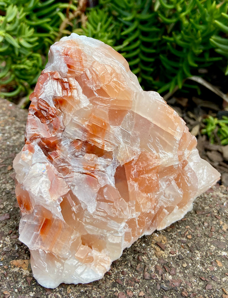 Red Calcite Specimen