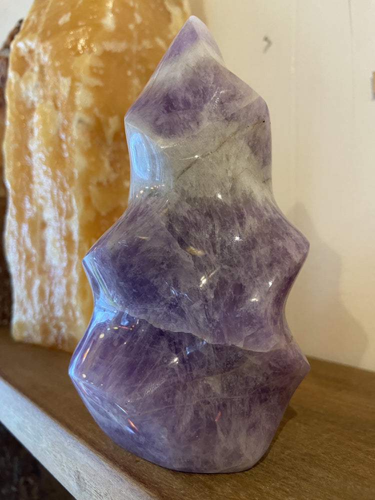 Chevron Amethyst Flame