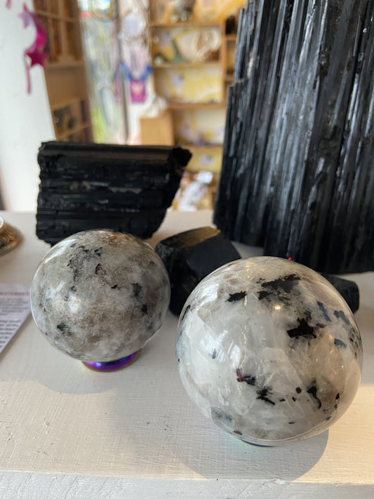 Rainbow Moonstone Sphere