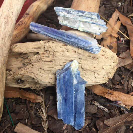 Blue Kyanite with Quartz Specimen