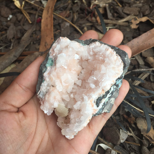 Stilbite Cluster Zeolite Medium 3