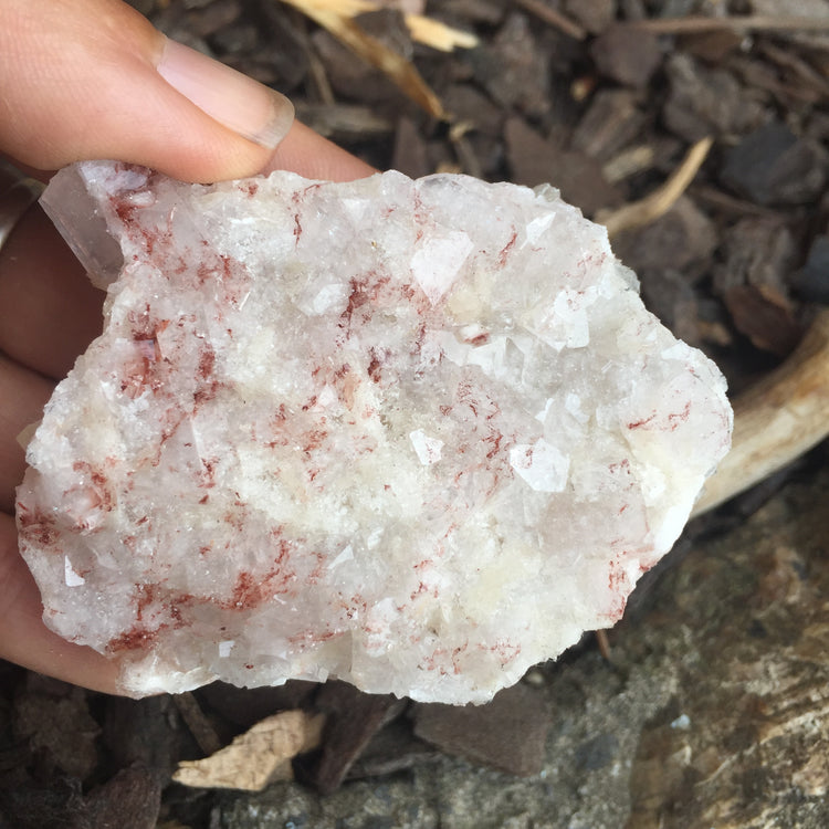 Apophyllite & Stilbite Zeolite Cluster Medium 2