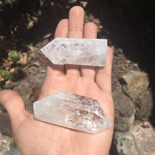 Cracked Quartz Tower Point