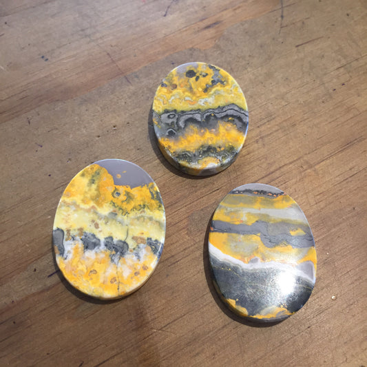 Oval Bumblebee Jasper
