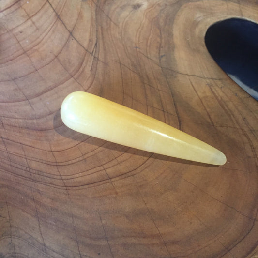 Orange Calcite Small Massage Wand