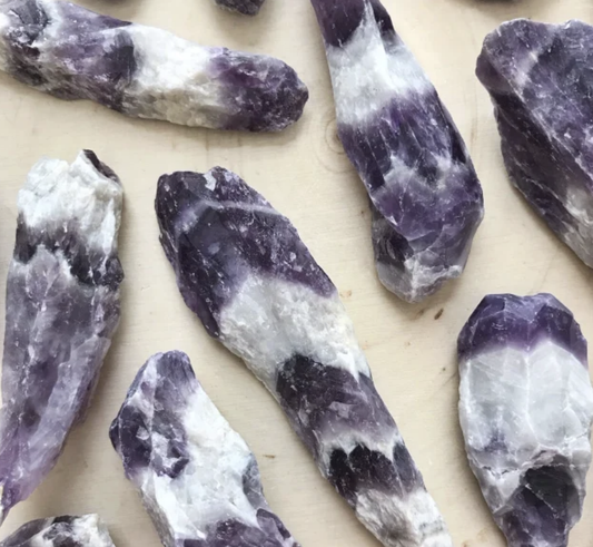 Chevron Amethyst Rough