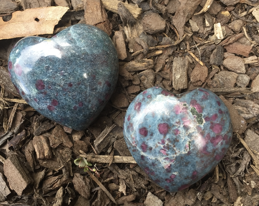 Ruby in Kyanite Heart