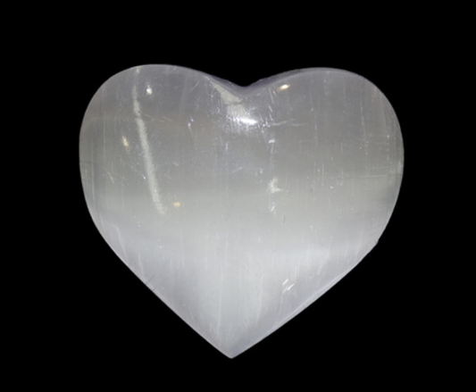 Selenite Heart