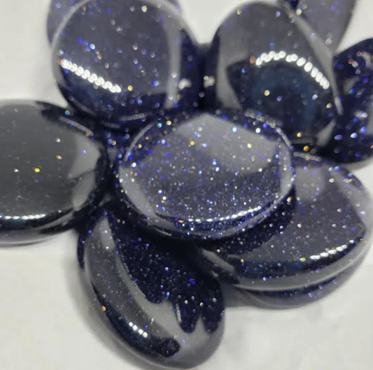 Blue Goldstone Flatstone