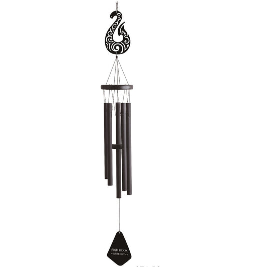 Kiwiana Wind Chime 40" Black