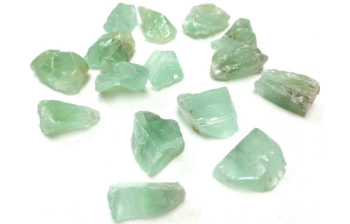 Green Calcite Semi-Rough