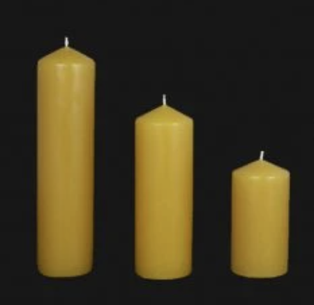 Beeswax Pilllar Candle 50mm diameter