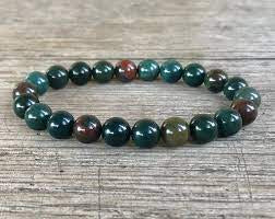 Bloodstone Bracelet 8mm