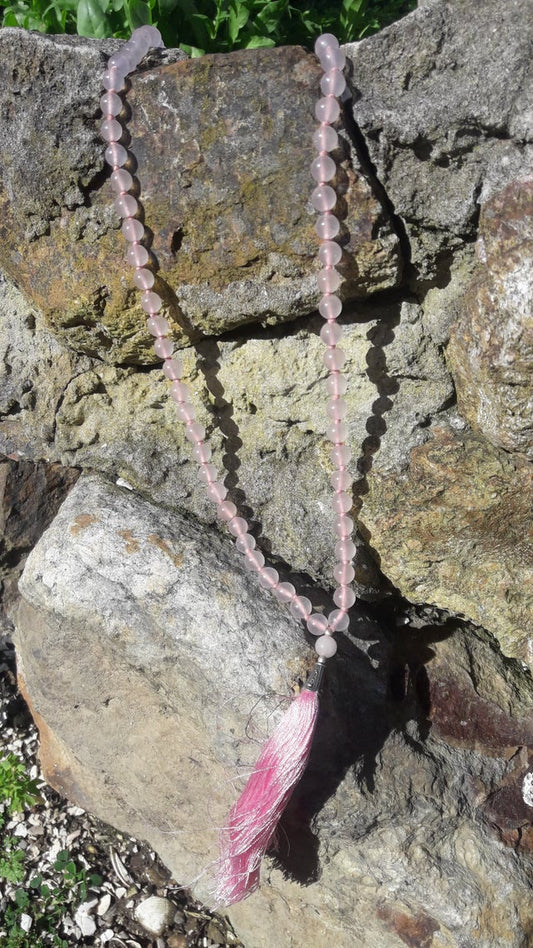Mala Crystal Rose Quartz