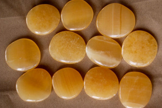 Orange Calcite Flatstone